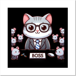 The Cute Cat Boss Guide: Exploring Feline Funnies Posters and Art